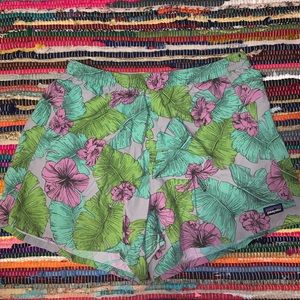 Floral Patagonia baggie shorts